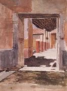 John William Waterhouse Scene at Pompeii USA oil painting artist